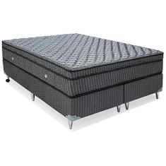 Cama Box Orthotel Luxo Queen Molas Superlastic Ortobom Grafite