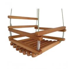 Balanço Gangorra Infantil Madeira Selada 40x35 Suporta 80 Kg.