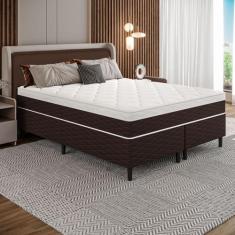 Cama Box Queen 158x198x62 Molas Ensacadas Euro Pillow D26 One Face Kar