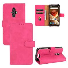 For for Blackview BV6600 Solid Color Skin Feel Magnetic Buckle Horizontal Flip Texture PU Leather Case with Holder & Card Slots & Wallet