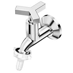 Torneira Para Tanque E Jardim De Parede Com Bico União Plástico Up - Celite