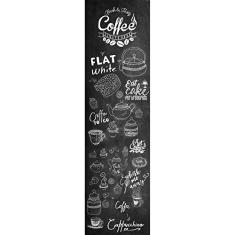 Adesivo Decorativo Parede Chalkboard lousa para cozinha/área gourmet - Coffee 1,80 x 0,50 m