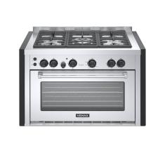 Fogao a Gas de Embutir 5 Bocas Venax Temis Inox