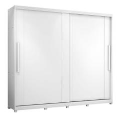 Guarda Roupa Casal 2 Portas 8 Gavetas 100% mdf Londres branco