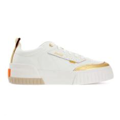 Tênis Coca Cola Rio Coast Feminino Branco e Dourado