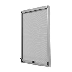 Tela Mosquiteira Em Alumínio - Largura 60 Cm - Cinza