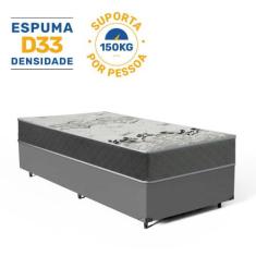 Cama Box com Colchão de D33 Iso 3000 Solteiro King 96cm - Lucas Colchõ