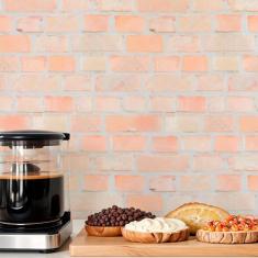 Papel De Parede Tijolo Rústico Patinado Aparente Casa Do Sonho