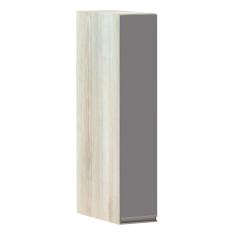 Armário Para Cozinha 15cm 1 Porta Legno Crema C/Cinza Puro