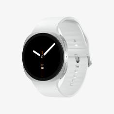 Smartwatch Samsung Galaxy Watch8 40mm LTE Tela Cristal Safira GPS Prata