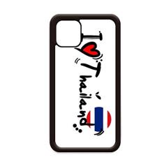 I Love Thailand Word Flag Love Heart Illustration para iPhone 12 Pro Max Capa para Apple Mini Mobile Case Shell