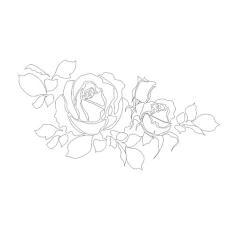 Adesivo de Parede Rosa Kapos Branco 40X100