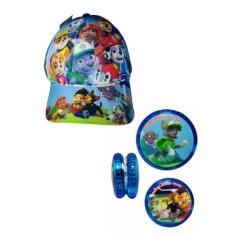 Kit 1 Boné + 1 Ioio Patrulha Canina Marshal Chase Skye Zuma - Original