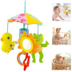 Mobile De Berço Pelúcia Mobile Para Carrinho Musical Safari - Hay Monk