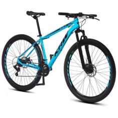 Bicicleta aro 29 KRW Alumínio 24 Vel Marchas Freio a Disco Suspensão dianteira Mountain Bike X32-Unissex