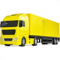 Caminhão Carreta Diamond Truck Baú - 67Cm  1330 Roma