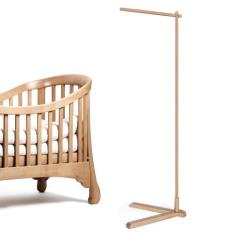 Berço de chão, braço móvel MingHoyo Wooden para bebê