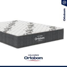 Colchão de Espuma D33 One Face Ortobom Airtech 100 Casal 138 cm, Cinza