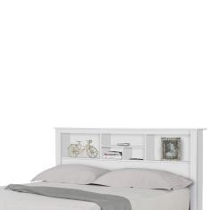 Cabeceira Para Cama de Casal Cuba Branco Gran Belo