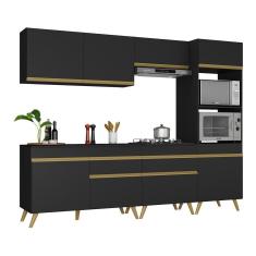 Armário de Cozinha Completa 252cm Veneza Multimóveis V3713