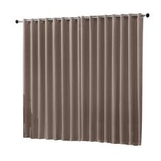 Cortina Blackout Blecaute 7 Metros Sala Quarto Caqui