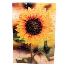 Kit 4 Quebra-cabeças Relaxante Flores Floral 40 Peças