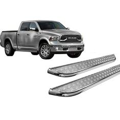 Estribo Chapa Cabine Dupla cromado Dodge Ram