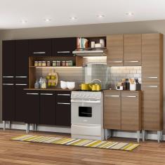 Cozinha Completa Madesa Emilly Joy com Armário e Balcão 15 Portas 1 Gaveta