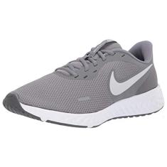 Nike Tênis esportivo masculino Revolution 5 largo, cinza claro/platina pura-cinza escuro, 37 4E EUA, Cinza frio/platina pura-cinza escuro
