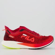 Tênis Fila KR6 Vermelho e Preto-Masculino