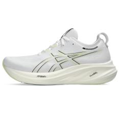 ASICS Tênis de corrida masculino Gel-Nimbus 26, Branco/bétula, 42