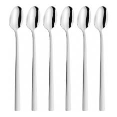 Colher para Long Drink Dinner Aço Inox 6 Peças Polido Zwilling J.A. Henckels