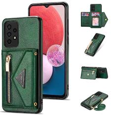 Furiet Capa carteira compatível com Samsung Galaxy A51 4G com suporte para cartão de crédito e alça de ombro transversal couro PU bolso com zíper capa carteira flip para A 51 M40S 51A A515F S51
