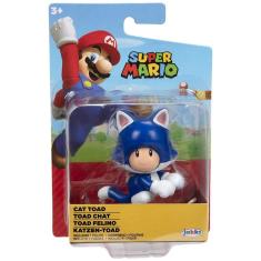 Super Mario - Boneco 2.5 polegadas Colecionável - Toad Felino