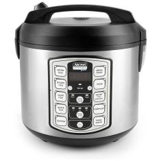 Panela de Arroz Elétrica 5L Multifuncional com Desligamento Automático, 110v, AROMA HOUSEWARES ARC 5000SB, Preto