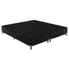 Base Box King Íris Ecosono 42x193x203cm Preto Elegancy
