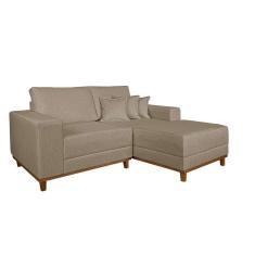 Sofá 3 Lugares Mônaco com Chaise Direto Linho Bege