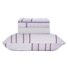 Jogo De Cama Duplo Queen 4 Peças Vancouver Sonhare Bronze