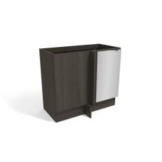 Balcão de Cozinha Canto Reto 98cm Kappesberg Onix/Steel