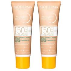 Bioderma Photoderm Cover Touch Kit com 2 Unidades – Protetor Solar Facial com Cor FPS50+ – Claro 40m-Unissex