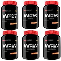 Kit 6x Whey Protein Waxy Whey 900g - Bodybuilders, Cappuccino