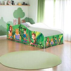 Mini Cama Fun Safari e Zoológico Infantil Com Colchão - Kids Mobili