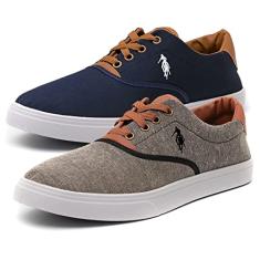 Kit 2 Pares Tênis Casual Polo Up Tradicional Classico Oferta