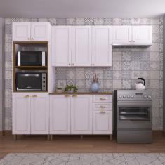 Cozinha Completa Firenze 12 Portas 2 Gavetas 6171.130 Branco - Indekes