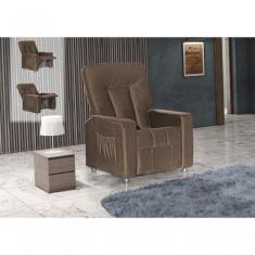 Poltrona Do Papai Reclinável Pallas Mx5 - Turkey Chocolate