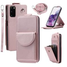 Dibosom Capa carteira para Samsung Galaxy S20 5G 6,2 polegadas com vários compartimentos para cartões, bolsa de órgão, alça de pulso com fivela de anel, alça de ombro, suporte de cartão, capa de