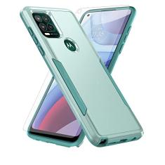 Asuwish Capa de telefone para Moto G Stylus 5G 2021 com película protetora de tela de vidro temperado e fina híbrida protetora de corpo inteiro acessórios para celular Motorola GStylus G5 XT2131DL