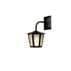 Arandela Colonial Sextavada Ideal Iluminação L-1-B Preta