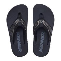 Sandália Kenner Kivah Full Force Preto E Grafite , Preto, Cinza, 41