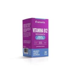Sanavita Vitamina B12 - Alta Absorção - Suplemento Vegano - 60 Cápsulas